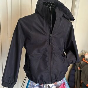 H&M black windbreaker unisex child’s jacket US SZ 5T/6
